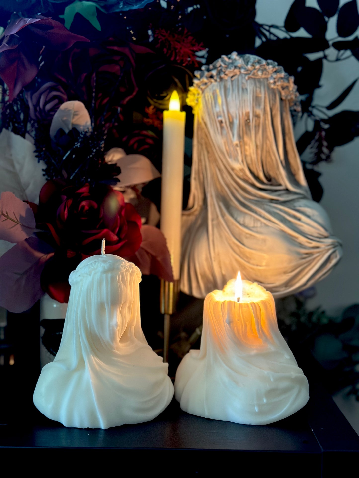 Veiled Lady Sculpture Candle
