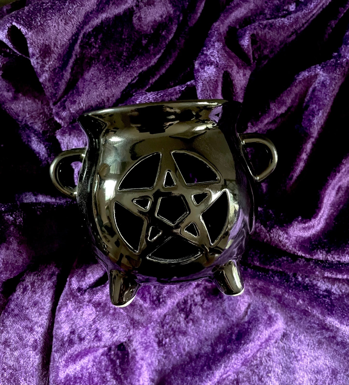 Pentagram Cauldron Wax Melter | Oil Burner