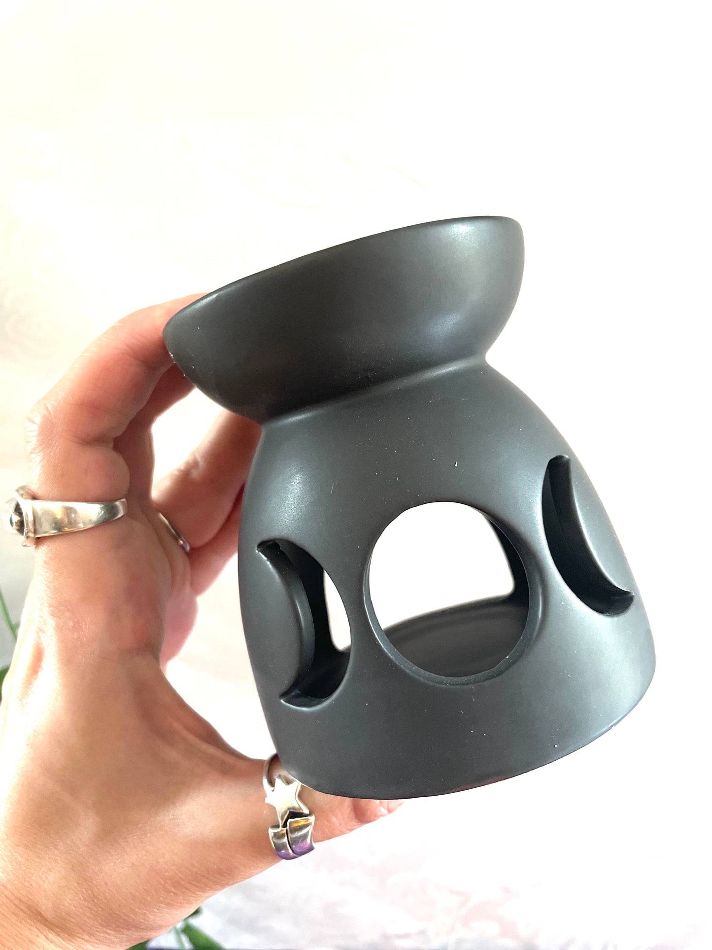 Triple Moon Cut Out Wax Melter | Oil Burner