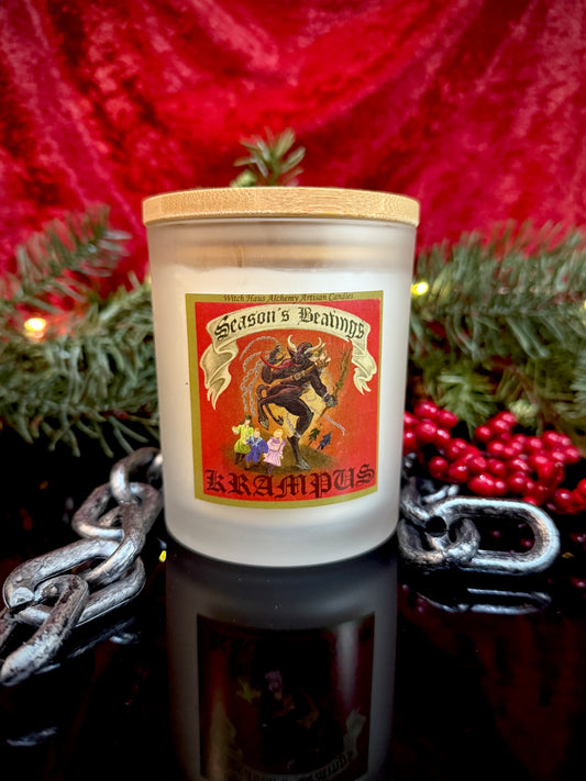 Krampus Candle